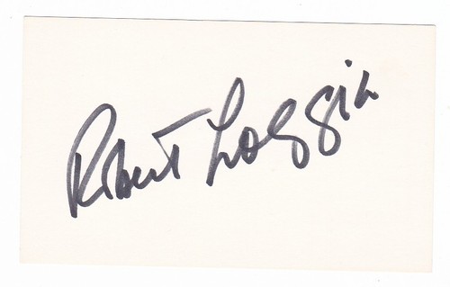 Robert loggia autogramm the - autogramm,