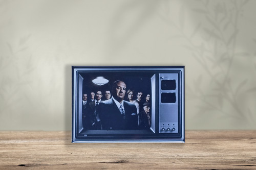 Sopranos retro magnet - sopranos,